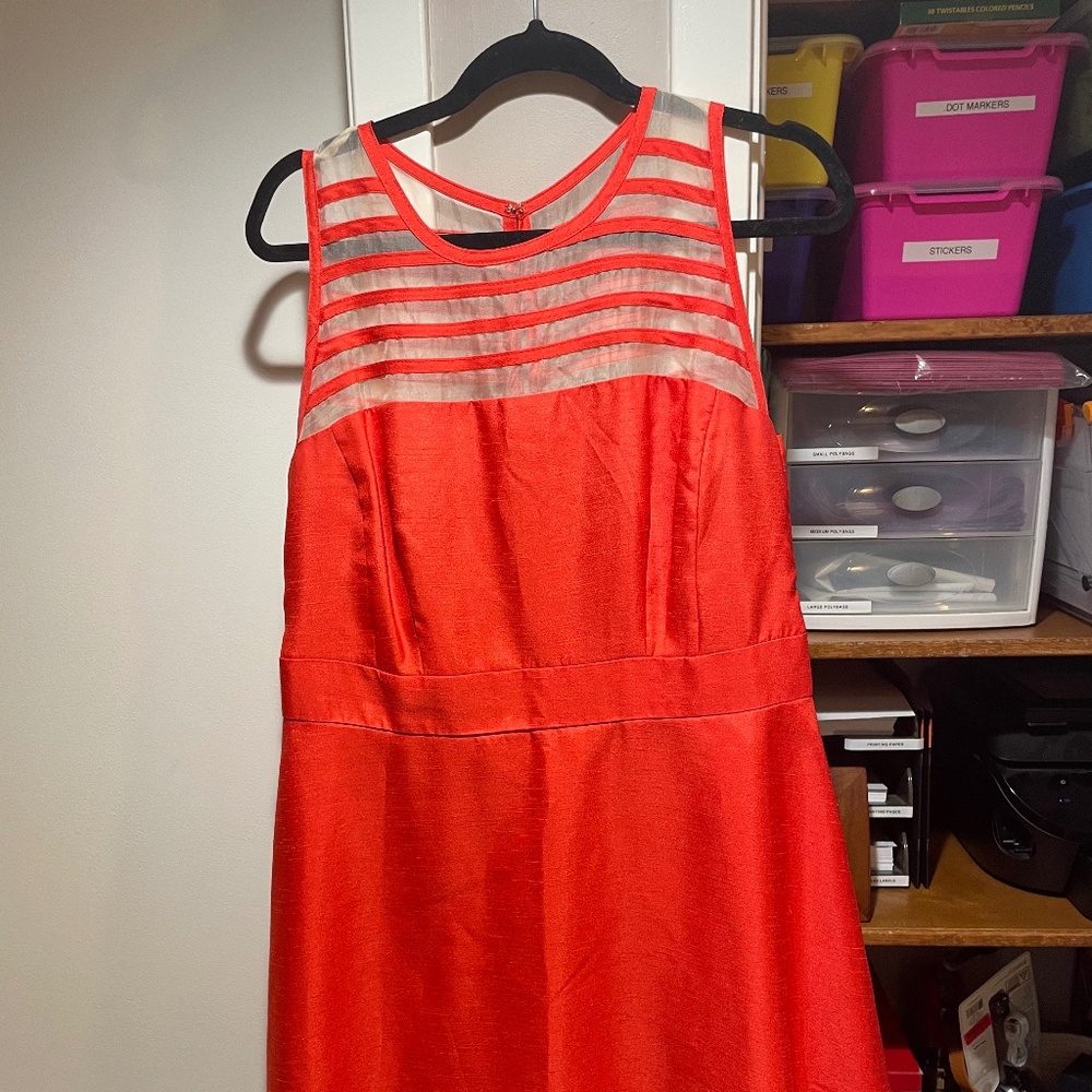 Taylor Orange Dress size 14